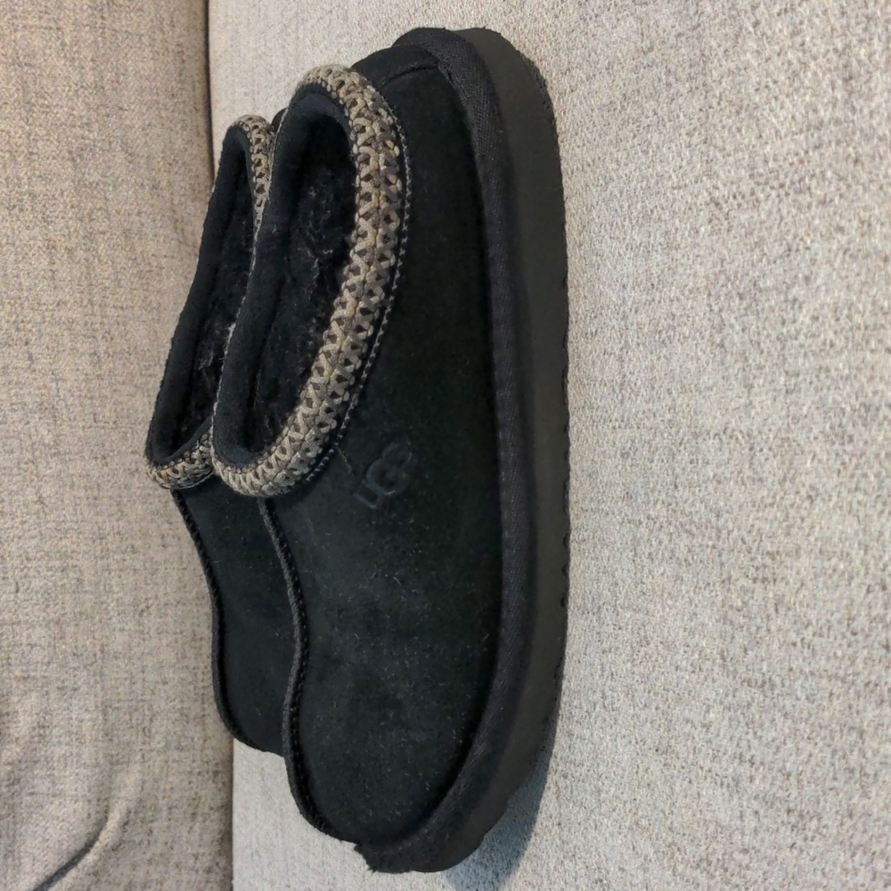 UGG Tasman black suede shoes size 6 ** GOING FAST**